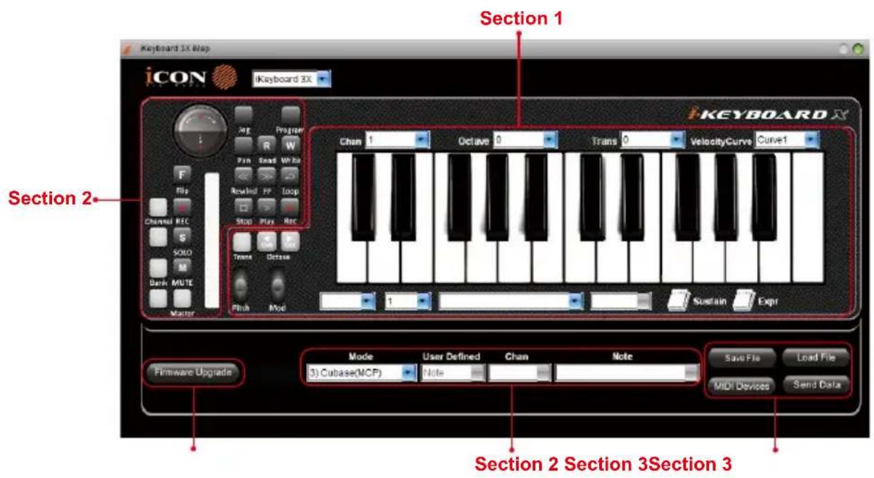 icon iKeyboard 3X - iMap™ iKeyboardXソフトウエ・ハネル - 1