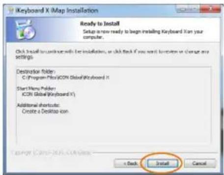 icon iKeyboard 3X - ⑦ iMap™のインストーリが開始いたします。 - 1