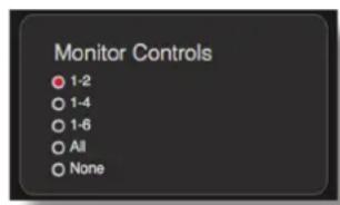 FOCUSRITE Clarett OctoPre - Commandes d'écoute (Monitor Controls) - 1