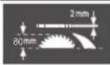 BOSCH GTS 254 Professional - Symbols and their meaning - 2