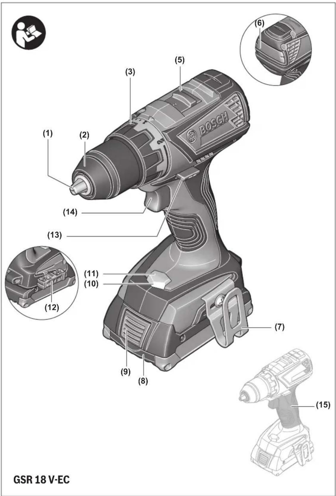 BOSCH GSB 14 4 VEC Professional - 3