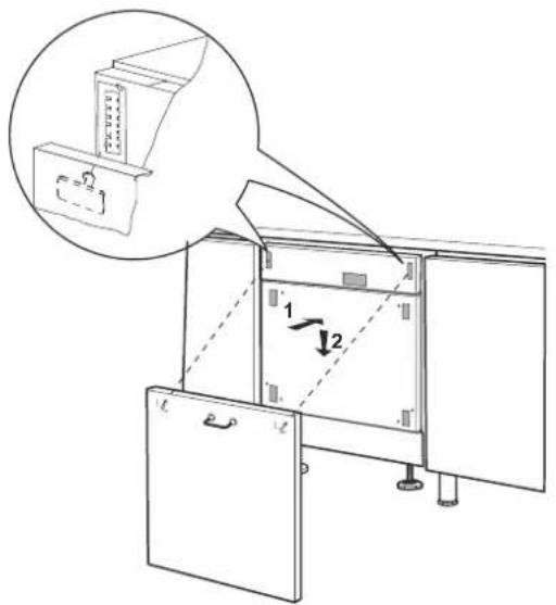 Hestan KDW24BK - MOUNTING THE OVERLAY DOOR PANEL (KDW24-OV MODEL) - 3