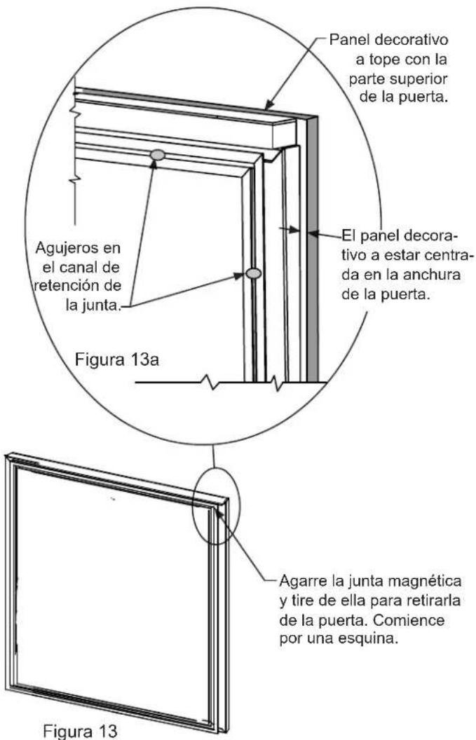 Marvel MP24WBG4LS - Paso 2: desmonte la junta de la puerta. - 1
