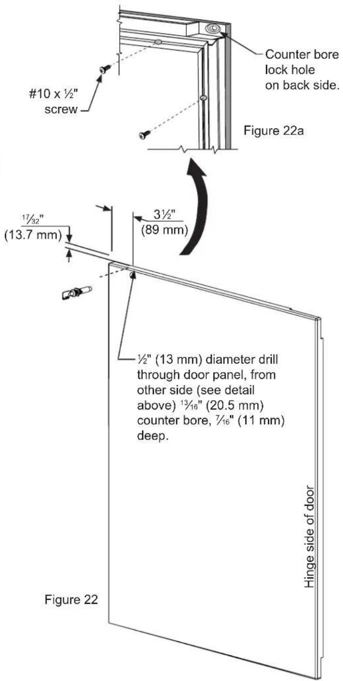 Marvel MP24WBG4LS - Step 4: Assemble the panel to the door - 1