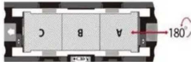 BRAUN CyberView X5 - 120-film in de houder laden(vervolg) - 6