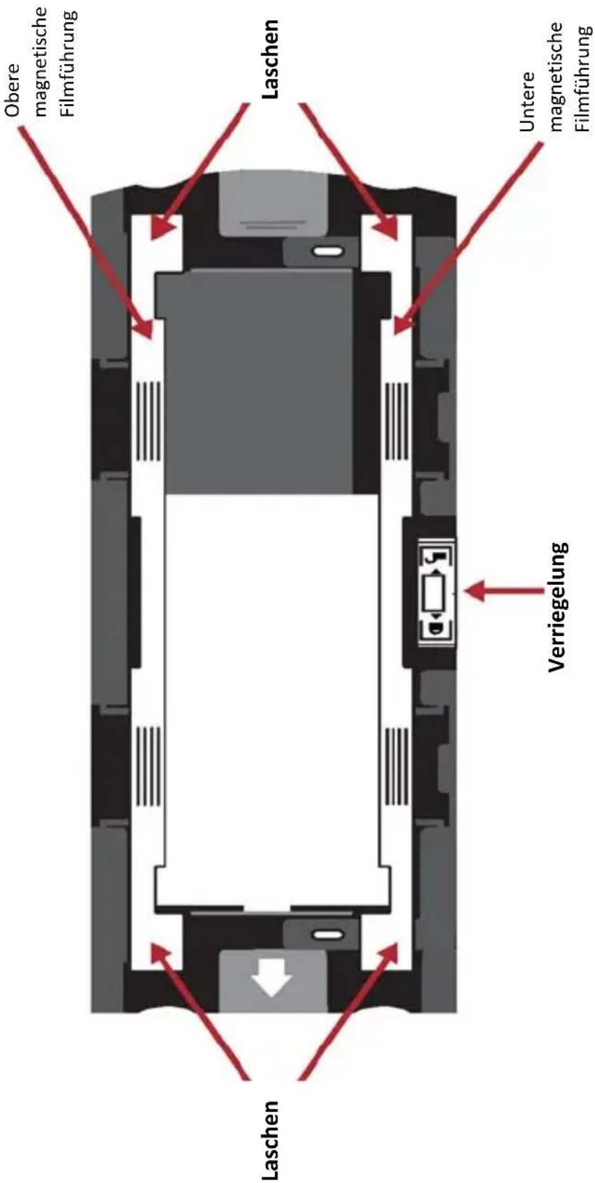 BRAUN CyberView X5 - 120er Filme in den Halter laden - 2