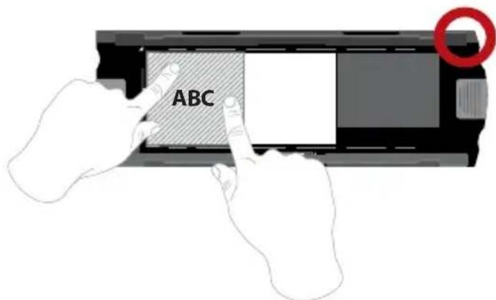 BRAUN CyberView X5 - 120-film in de houder laden(vervolg) - 7