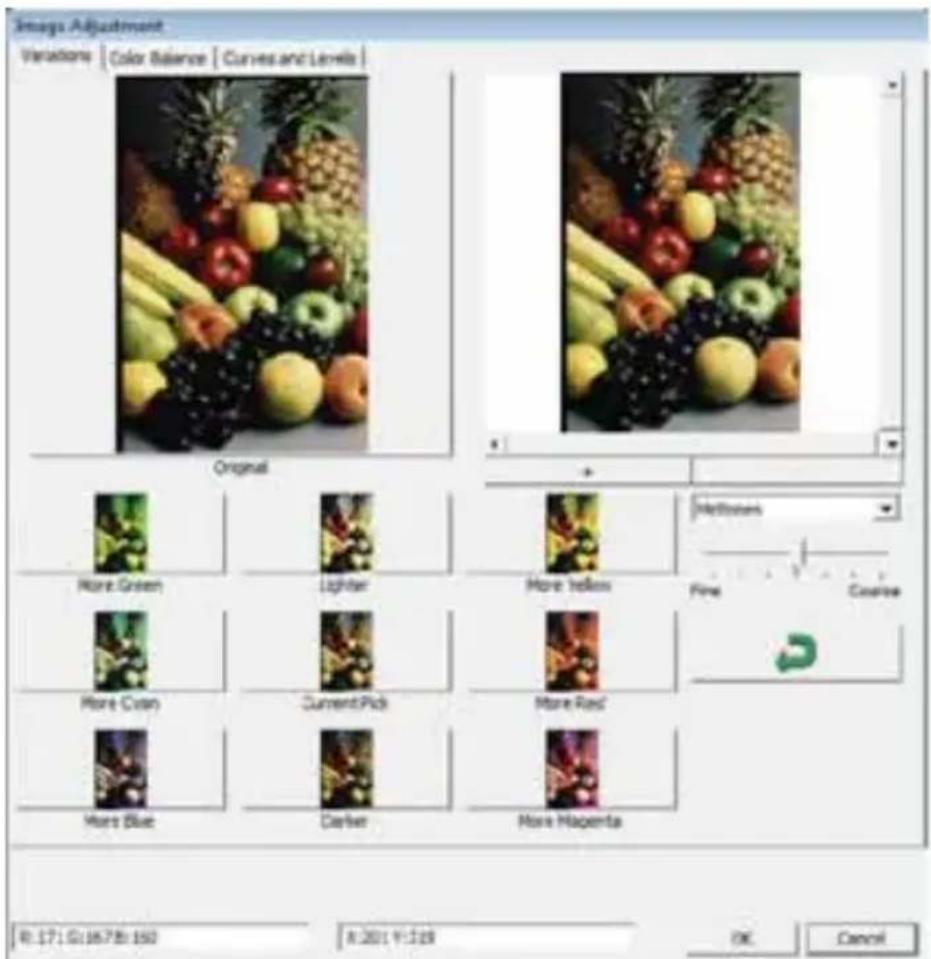BRAUN CyberView X5 - Menu Commands - Image Adjustment - 2