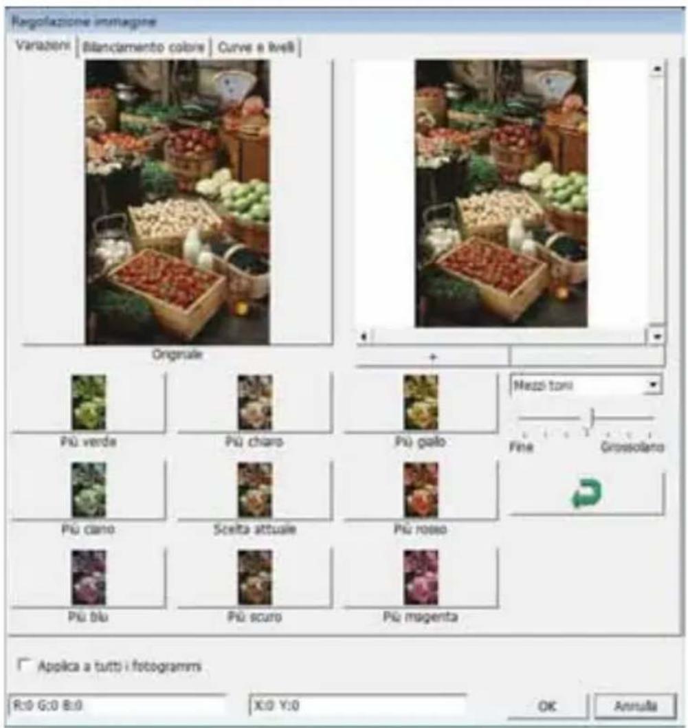 BRAUN CyberView X5 - Comandi del menu - Image Adjustment (Regolazione immagne) - 2