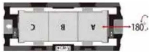 BRAUN CyberView X5 - Loading 120 fi lm into the holder (continued) - 7