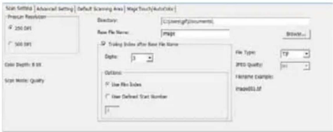 BRAUN CyberView X5 - STEP 4 - Set Scan Settings - 1