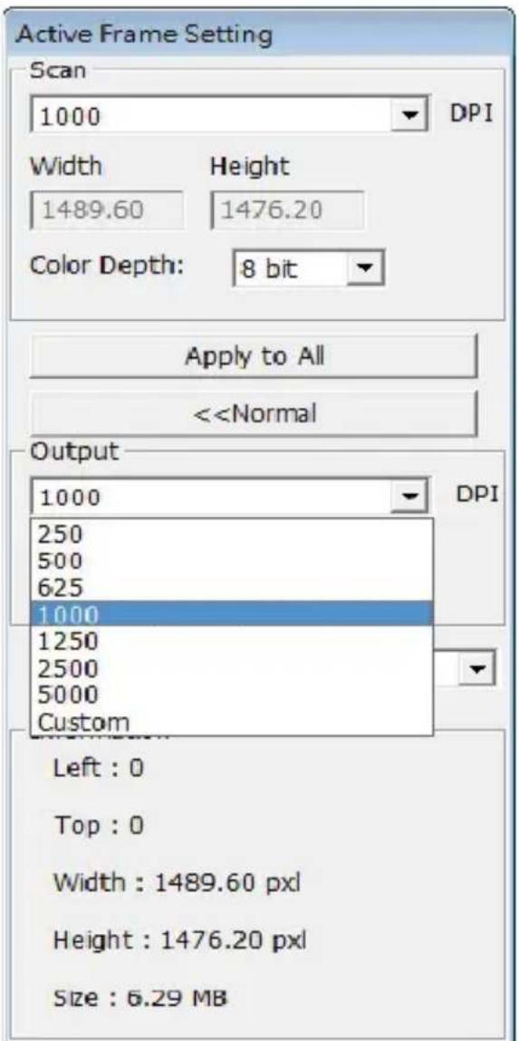 BRAUN CyberView X5 - Set Scan Settings (Continued) - 1