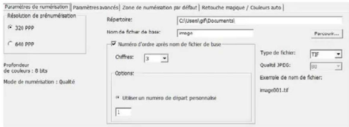 BRAUN CyberView X5 - ETAPE 4 - Régler les Scan Settings (Réglages de scan) - 1