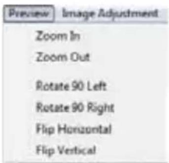 BRAUN CyberView X5 - Menu Commands - Preview (overview) - 1
