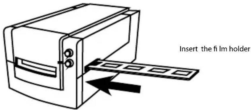 BRAUN CyberView X5 - Loading 135 fi lm into the holder (continued) - 3