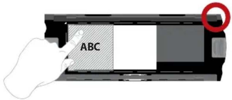 BRAUN CyberView X5 - Loading 120 ft lm into the holder (continued) - 1