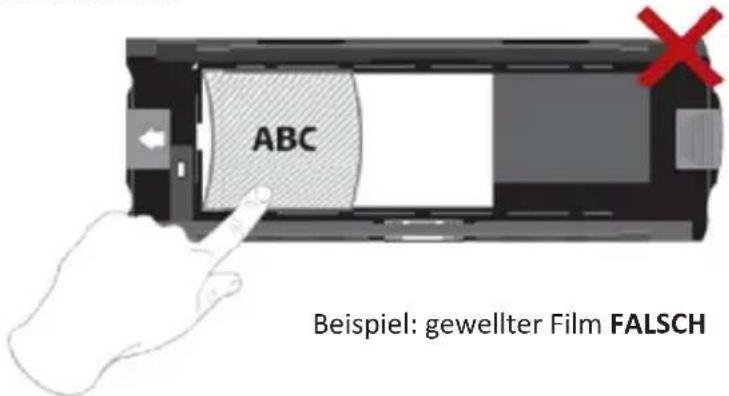 BRAUN CyberView X5 - 120er Filme in den Halter laden - 9