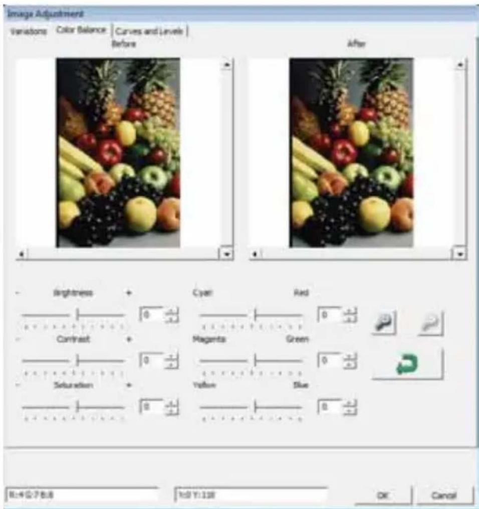 BRAUN CyberView X5 - Color Balance - 1