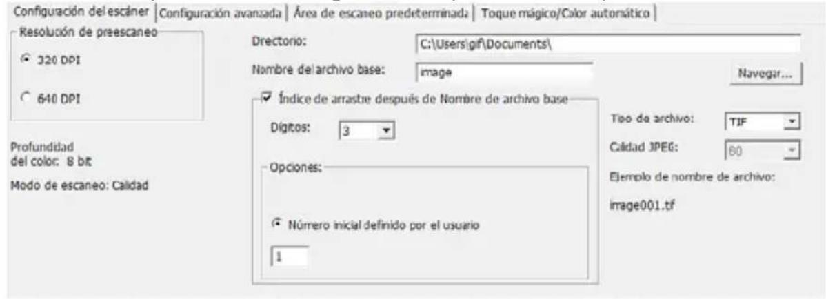 BRAUN CyberView X5 - Establecer las preferencias de digitalizacion (continuacion...) - 1