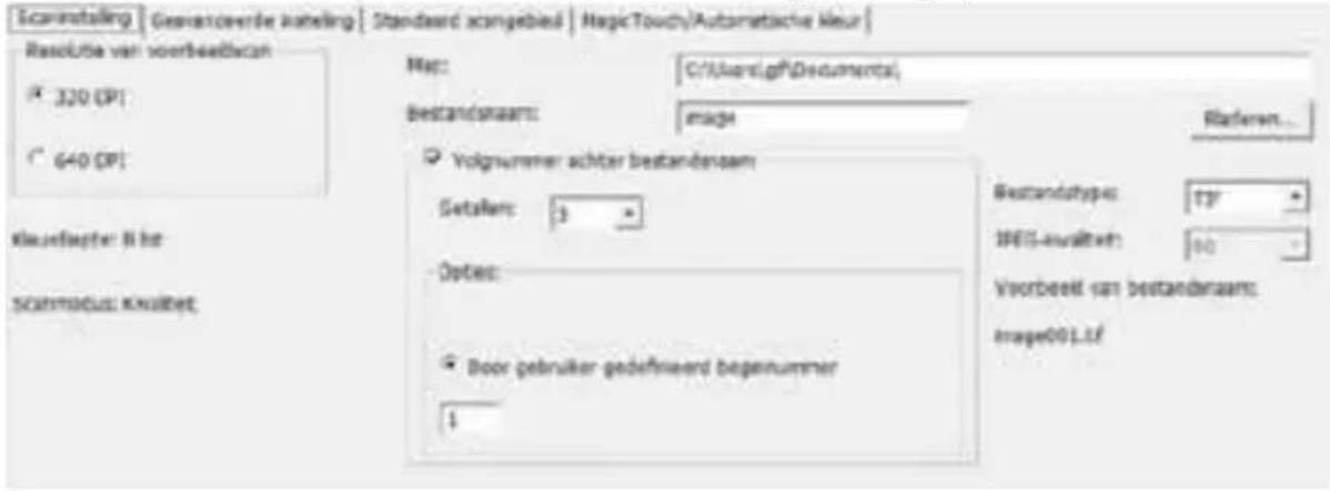 BRAUN CyberView X5 - Set Scan Preferences (Scanvoorkeuren Voorkeur)(Vervolg...) - 1