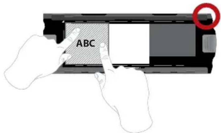 BRAUN CyberView X5 - Loading 120 fi lm into the holder (continued) - 8