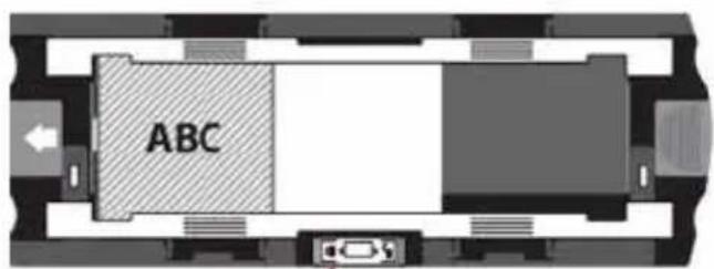 BRAUN CyberView X5 - Caricamento di pellicola 120 nel supporto - 7