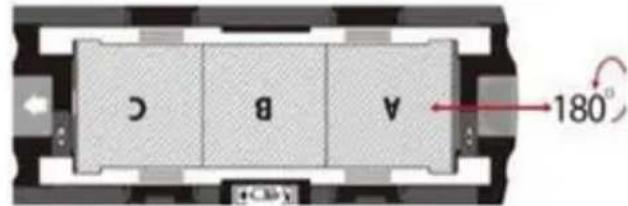 BRAUN CyberView X5 - 120er Filme in den Halter laden - 7