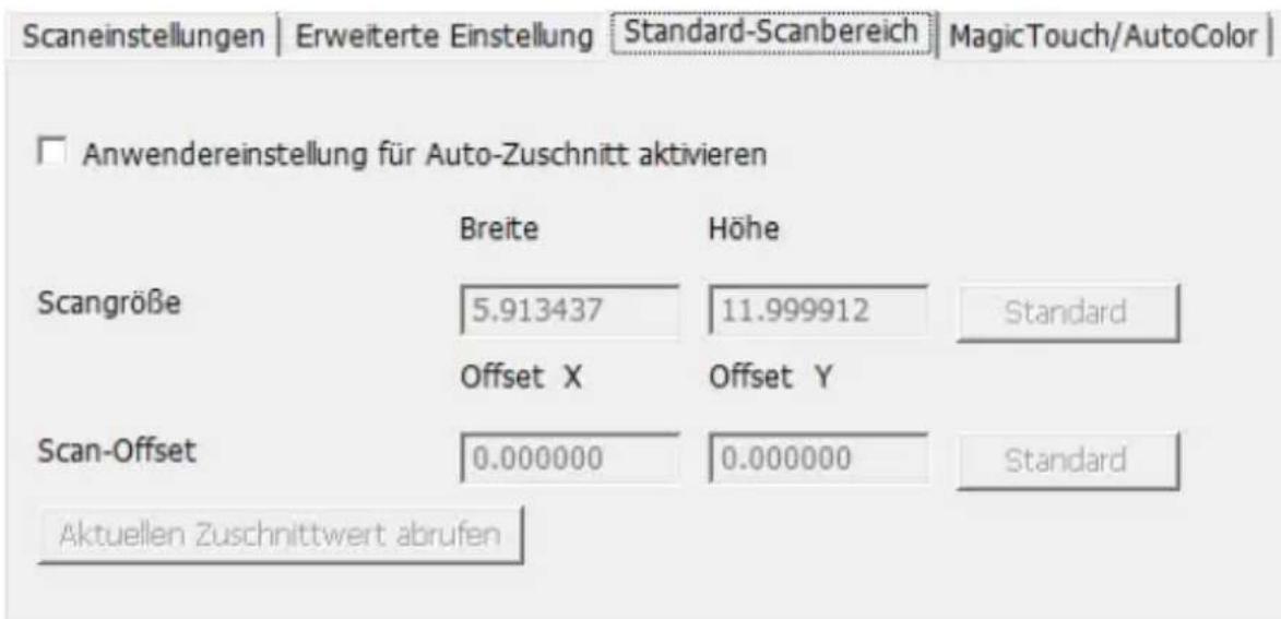 BRAUN CyberView X5 - Scaneinstellungen konfigurieren - 4