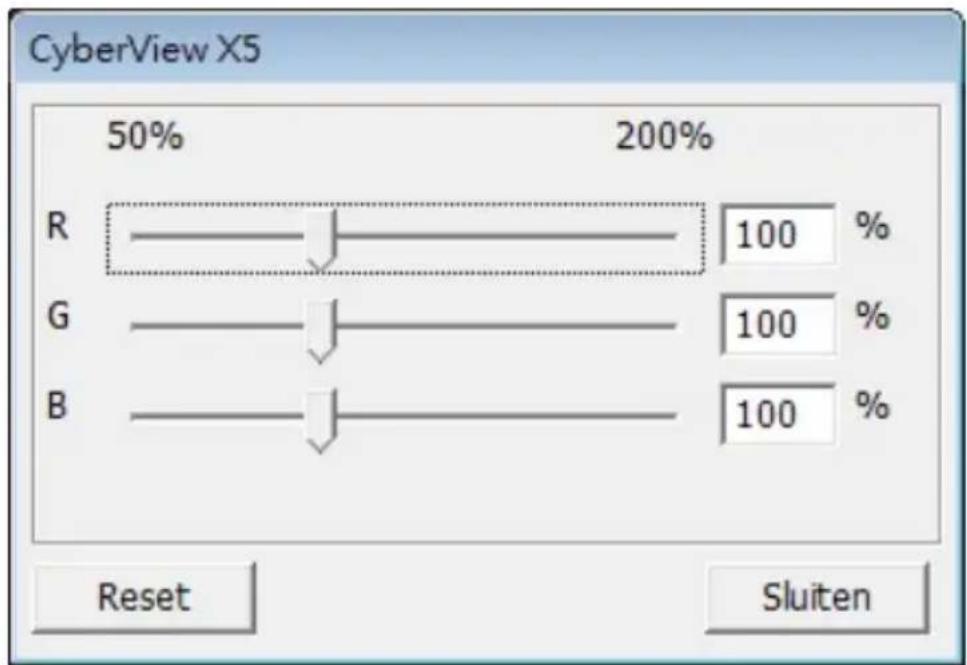 BRAUN CyberView X5 - Menuopdrachten - Windows (Vensters) - 1
