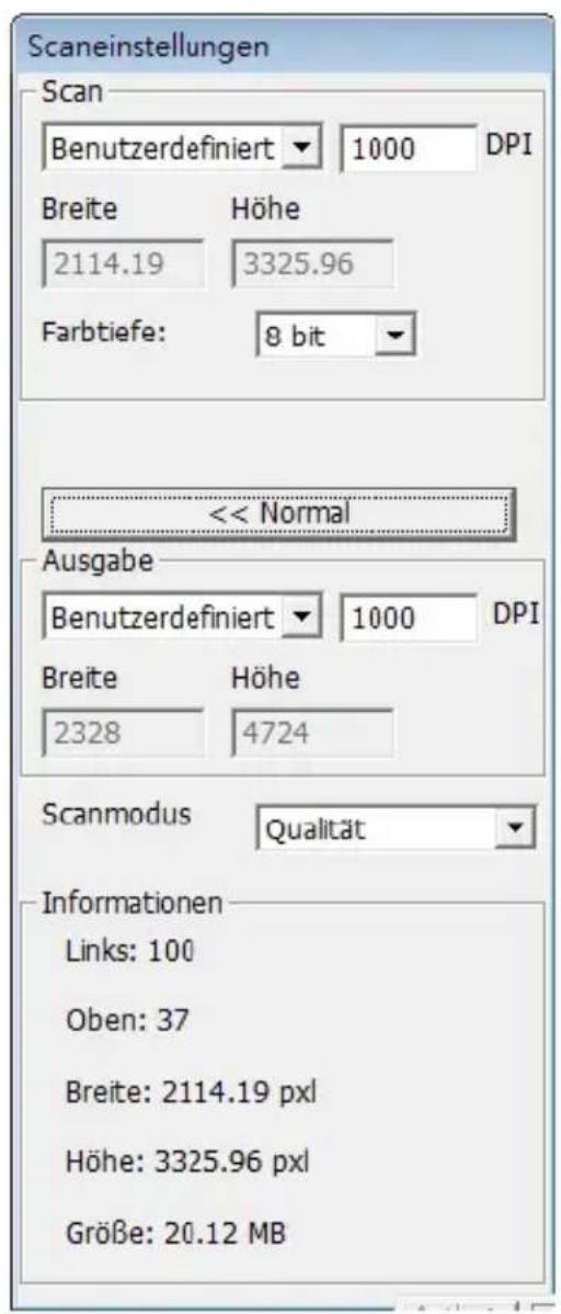 BRAUN CyberView X5 - Aktive Bildbereichseinstellung - 2