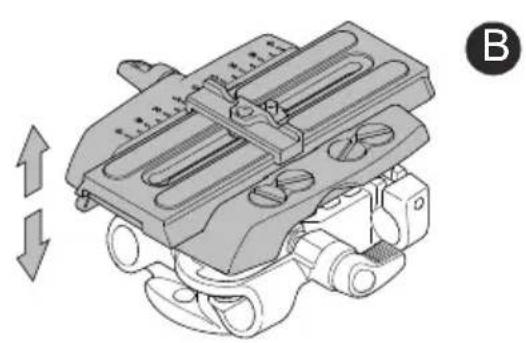 Sachtler Ace Base Plate - Höheneinstellung der Ace Base Plate - 3