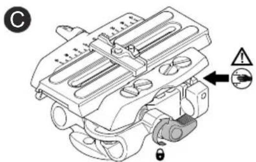 Sachtler Ace Base Plate - Ace Base Plate height adjustment - 4