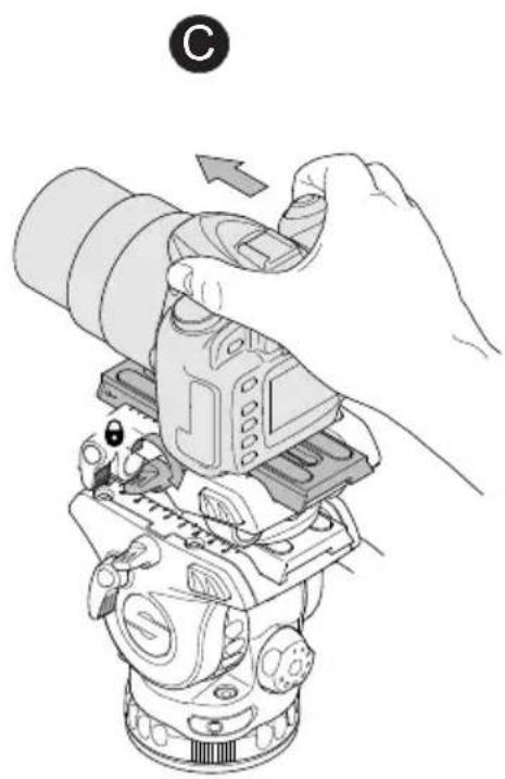 Sachtler Ace Base Plate - Montaje de la-camera - 2