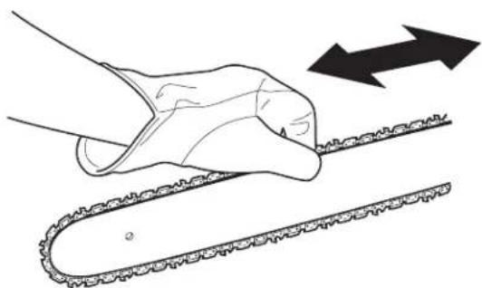 REMINGTON RM1025SPS - ADJUSTING THE CHAIN TENSION - 9