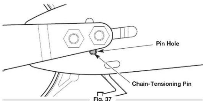 REMINGTON RM1025SPS - Installing the Guide Bar and Saw Chain - 3