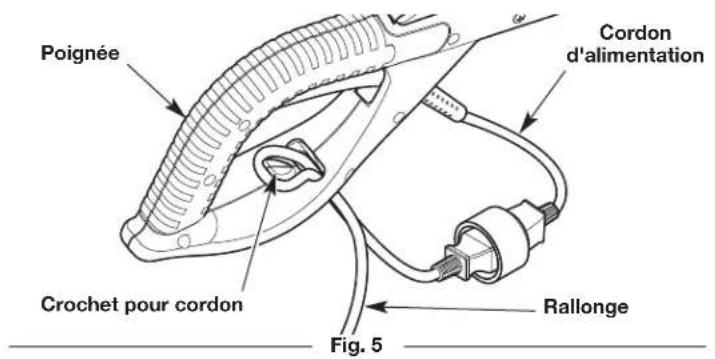 REMINGTON RM1025SPS - Déconnexion de l'appareil à la source d'alimentation (RM1025SPS) - 2