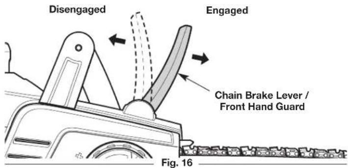 REMINGTON RM4040 - Testing the Chain Brake - 2