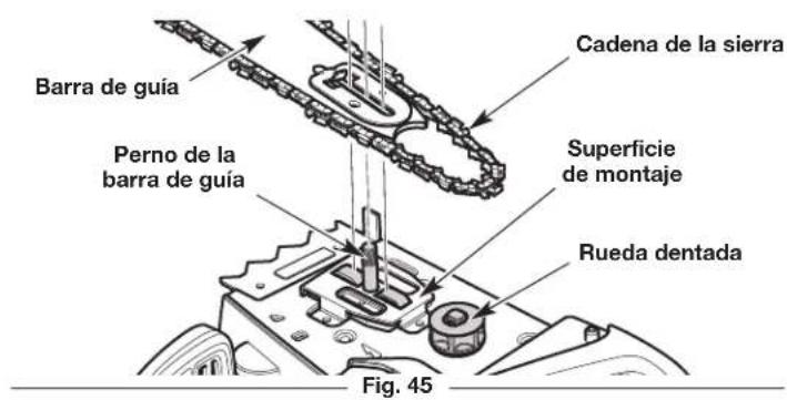REMINGTON RM4040 - Instalación de la barra guía y laceda de la sierra - 3