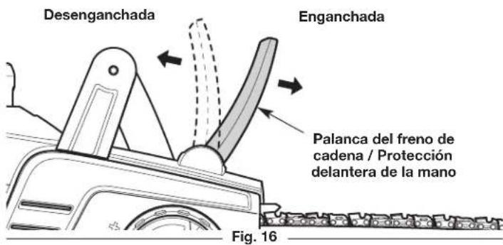 REMINGTON RM4040 - Prueba del freno de laadena - 2