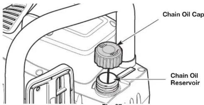 REMINGTON RM4040 - Filling the Chain Oil Reservoir - 2