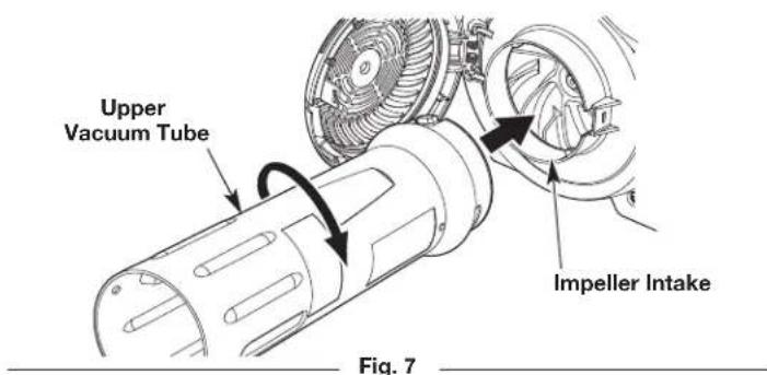 REMINGTON RM2BV - Installing the Lower Vacuum Tube - 4