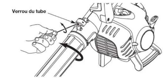 REMINGTON RM2BV - Installation du tube inférieur de l'aspirateur - 1