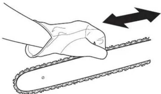 REMINGTON RM4216 - ADJUSTING THE CHAIN TENSION - 8