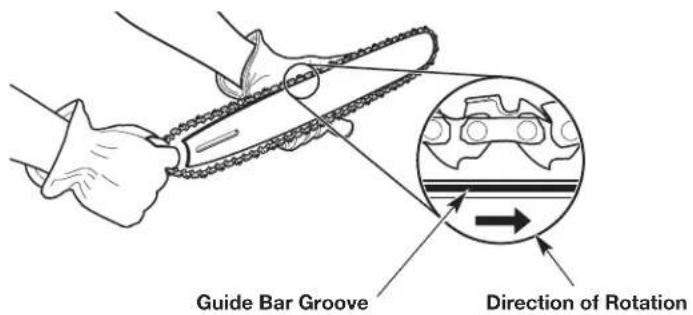 REMINGTON RM4216 - MAINTAINING THE SAW CHAIN - 2