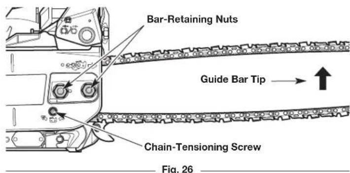 REMINGTON RM4214 - ADJUSTING THE CHAIN TENSION - 2