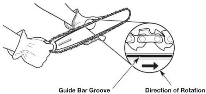 REMINGTON RM4214 - MAINTAINING THE SAW CHAIN - 2
