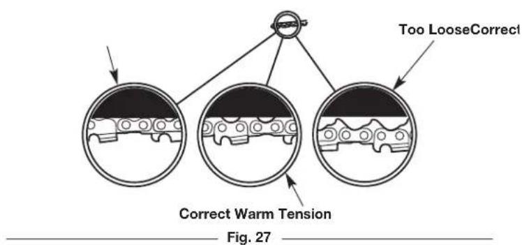 REMINGTON RM4214 - ADJUSTING THE CHAIN TENSION - 3