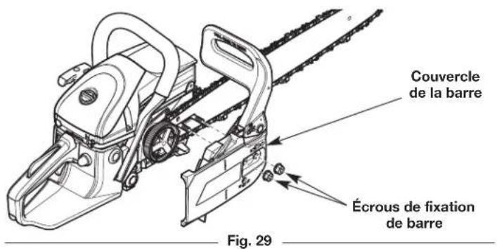 REMINGTON RM4218 - Installation du guide-chaîne et de la chaîne - 1