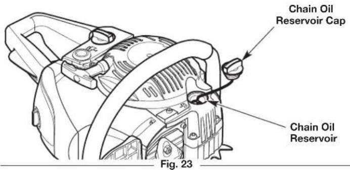 REMINGTON RM4218 - ADJUSTING THE BAR AND CHAIN OIL FLOW - 1
