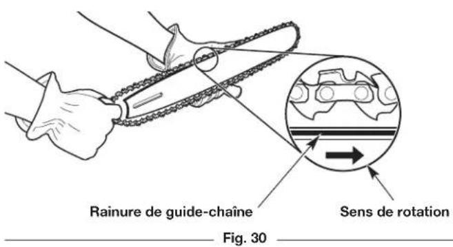 REMINGTON RM4218 - Installation du guide-chaîne et de la chaîne - 2
